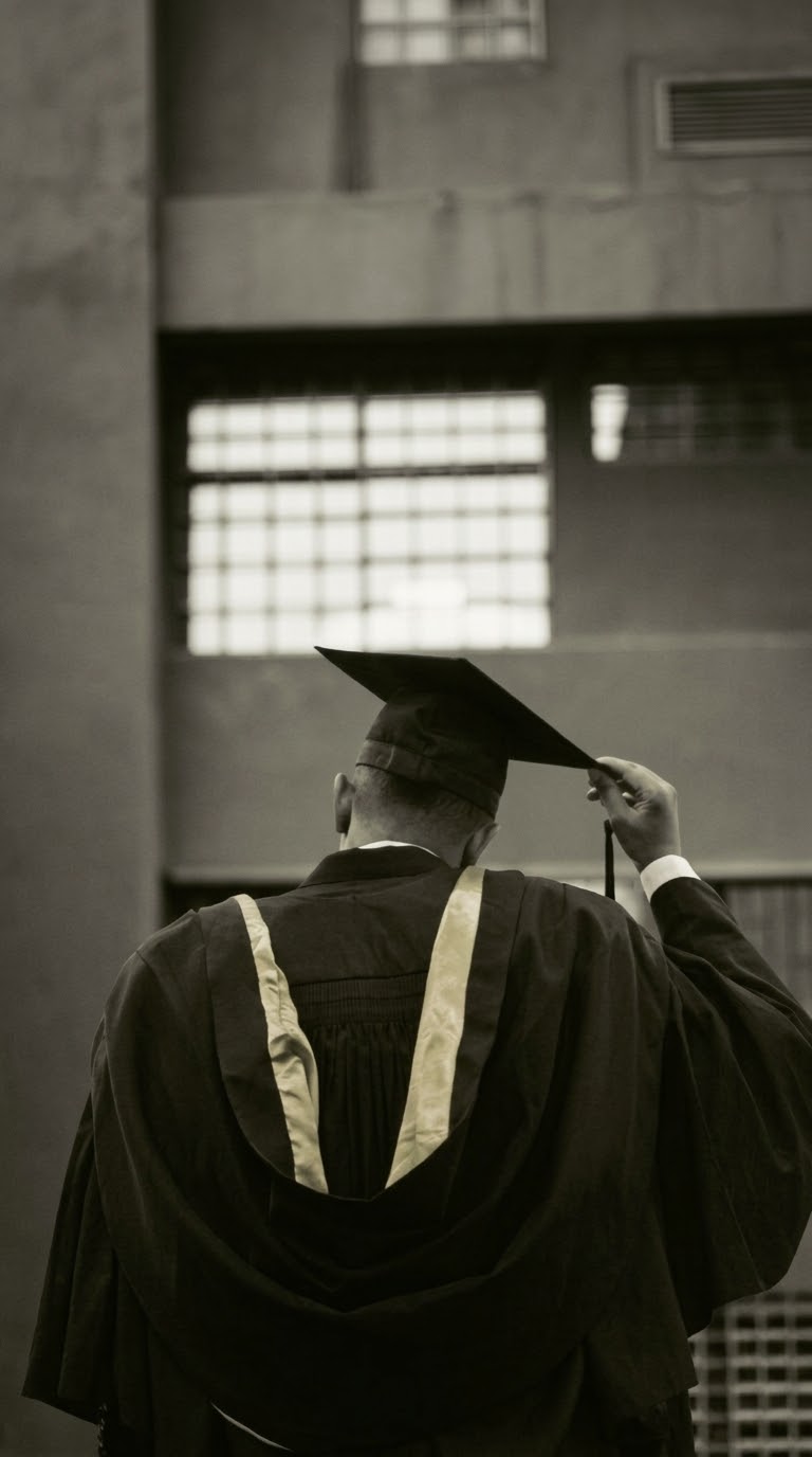 Aathif Zahir at his graduation